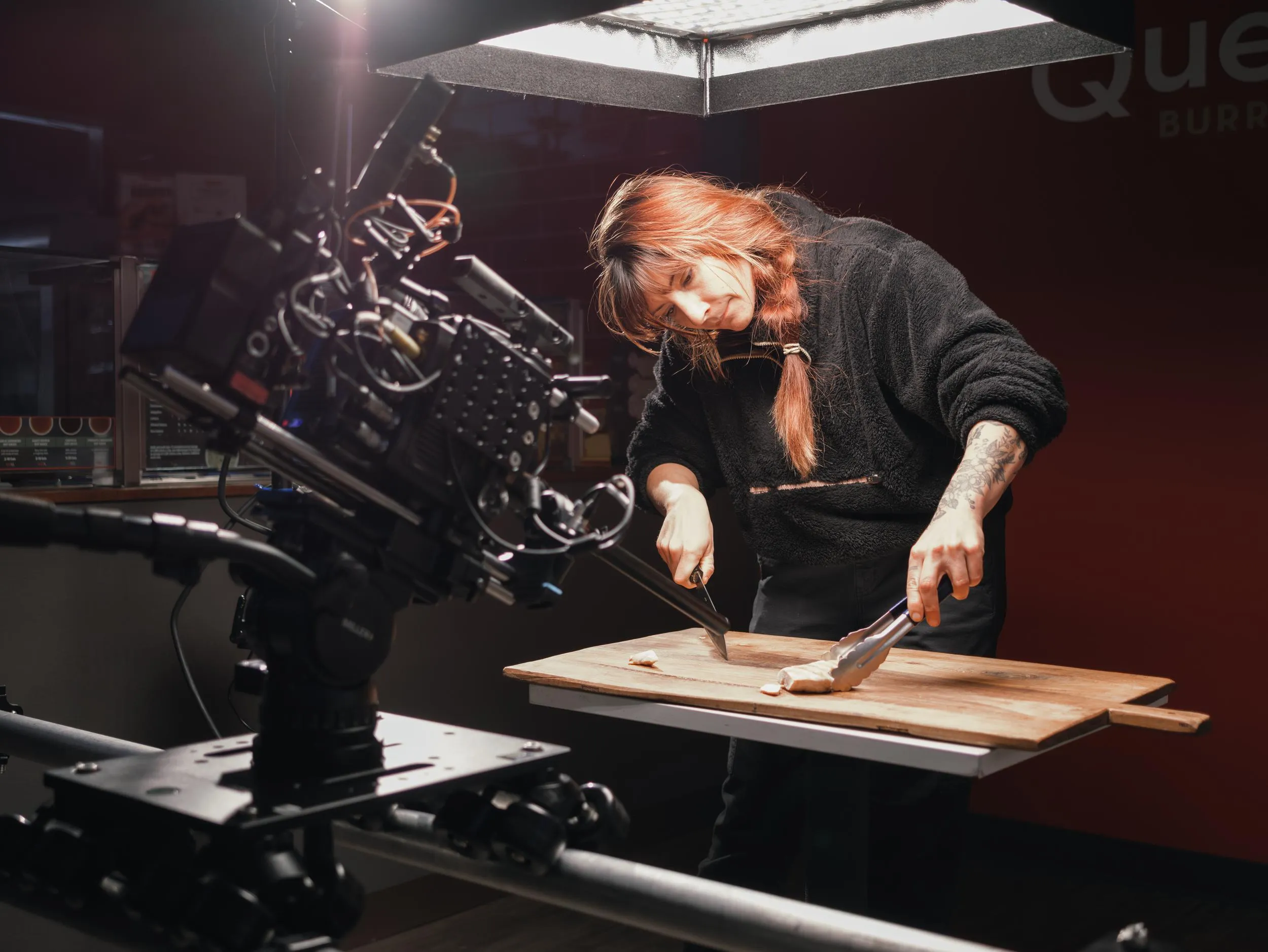 Quesada commercial — stills from set